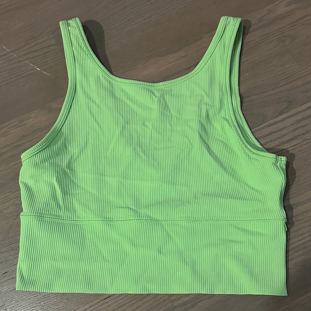 lululemon athletica lime Green Tank Top